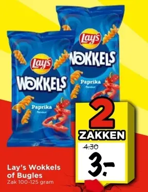 Aanbieding: Wokkels of Bugles
