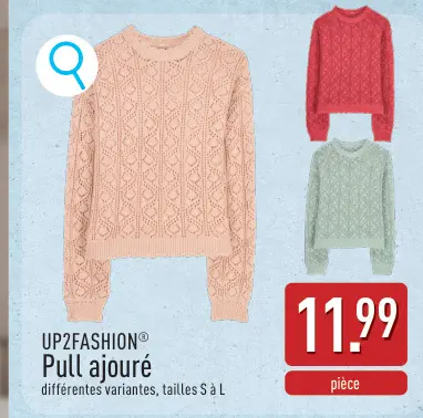 Offre: Pull ajouré