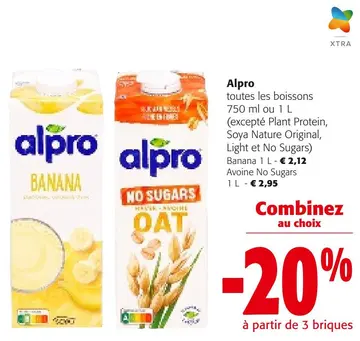 Offre: Alpro toutes les boissons