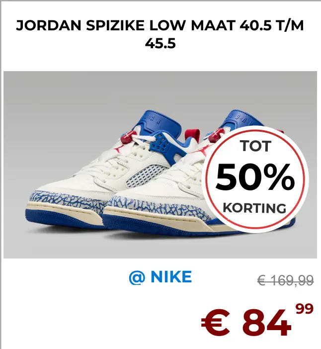 Aanbieding: Jordan spizike low