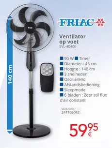 Promotie: Ventilator op voet