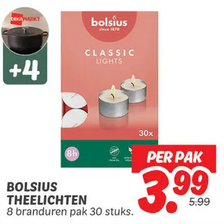 Aanbieding: Bolsius Theelichten