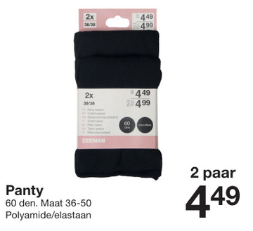 Aanbieding: Panty