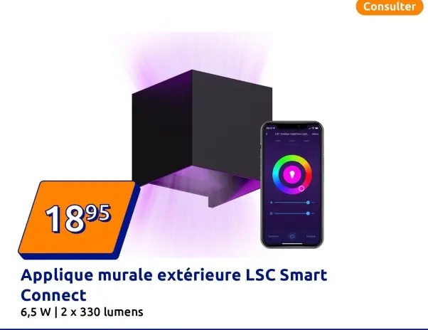 Offre: Applique murale extérieure LSC Smart Connect