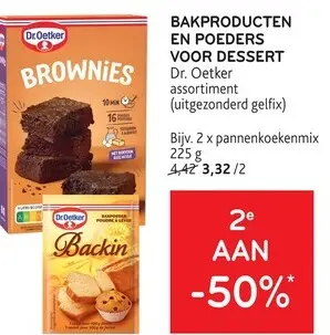 Promotie: Bakproducten en poeders voor dessert