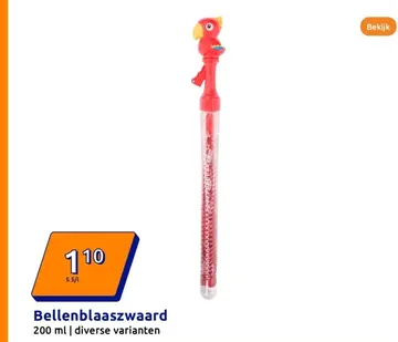 Aanbieding: Bellenblaaszwaard