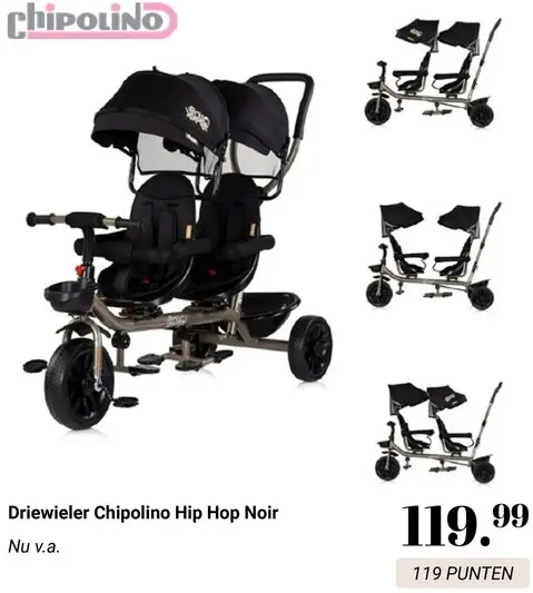 Aanbieding: Driewieler Hip Hop Noir