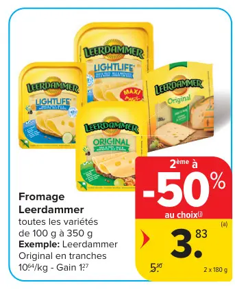 Offre: Fromage Leerdammer