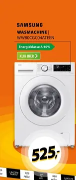Aanbieding: Samsung wasmachine