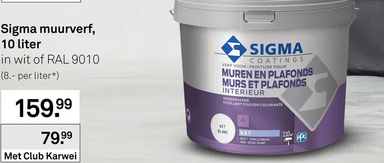 Aanbieding: Muurverf