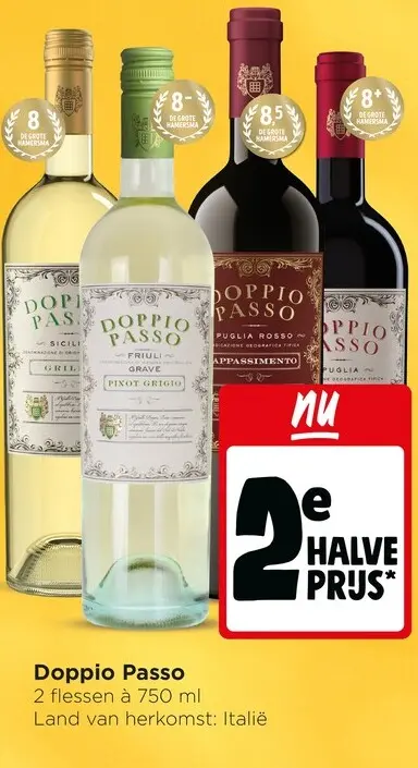 Aanbieding: Doppio Passo Wijn