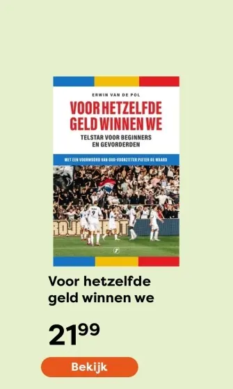 Aanbieding: Voor hetzelfde geld winnen we