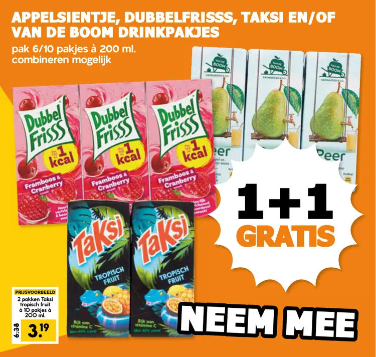 Aanbieding: Drinkpakjes