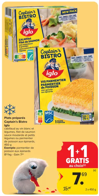 Offre: Plats préparés Captain's Bistro