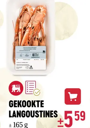 Aanbieding: Gekookte langoustines
