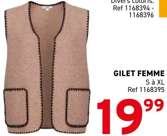 Offre: Gilet femme