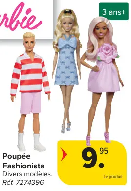 Offre: Poupée Fashionista
