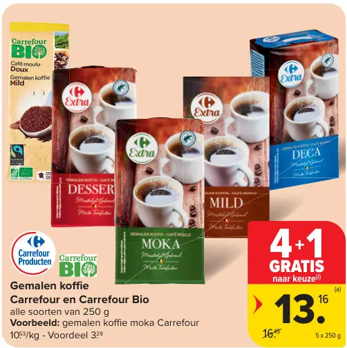 Aanbieding: Gemalen koffie