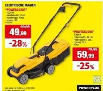 Aanbieding: ELEKTRISCHE MAAIER