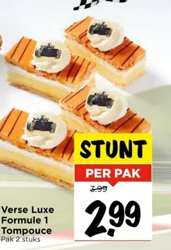 Aanbieding: Verse Luxe Formule 1 Tompouce
