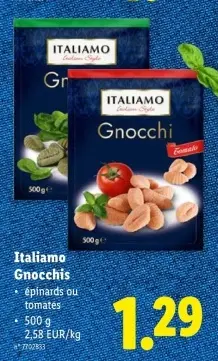 Offre: Italiamo Gnocchis