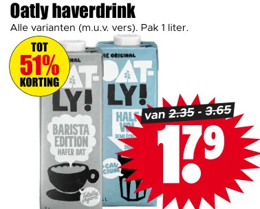 Aanbieding: haverdrink