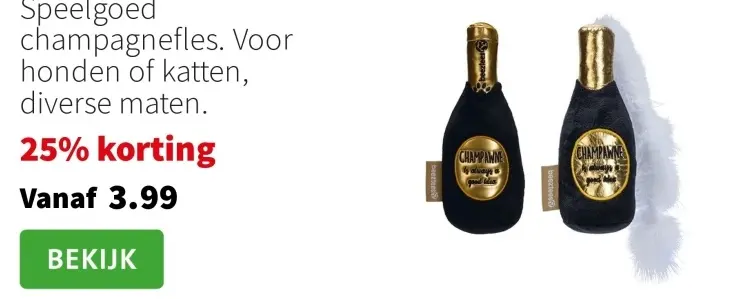Aanbieding: Speelgoed champagnefles