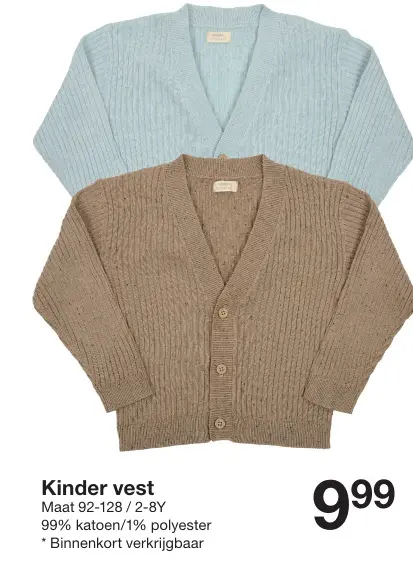 Promotie: Kinder vest
