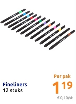 Aanbieding: Fineliners