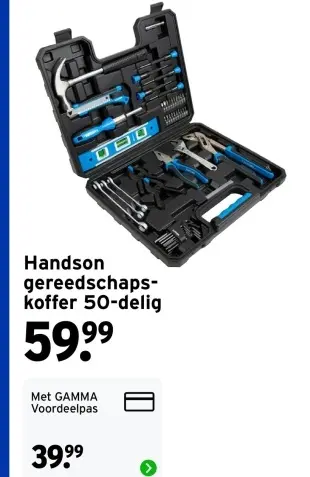 Aanbieding: gereedschapskoffer