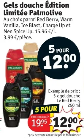 Offre: Gels douche Edition limitée
