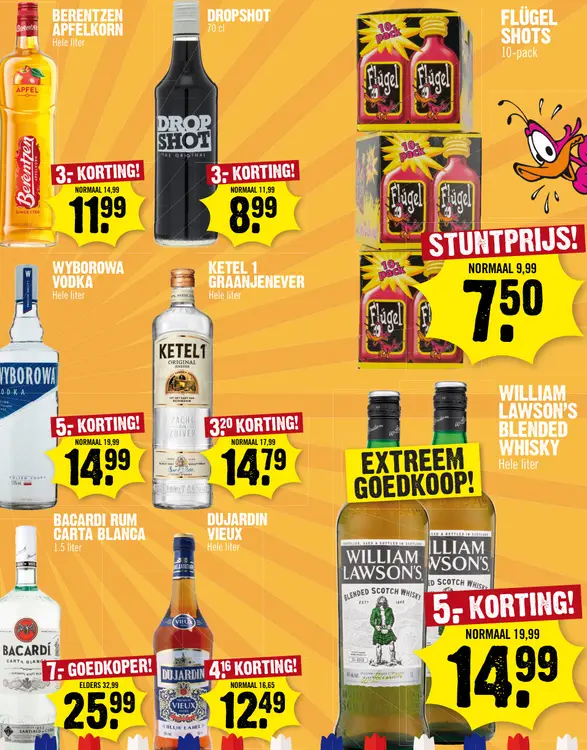 Aanbieding: William lawson's blended whisky