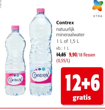 Promotie: Contrex natuurlijk mineraalwater