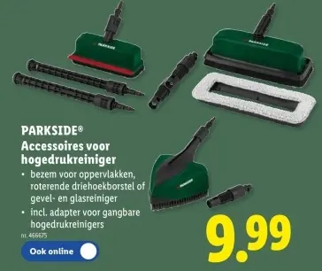 Promotie: Accessoires voor hogedrukreiniger