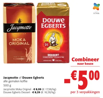 Aanbieding: Jacqmotte of Douwe Egberts