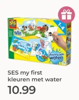 Aanbieding: kleuren met water