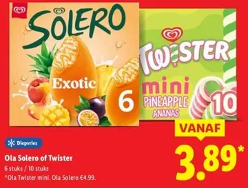 Aanbieding: Solero of Twister