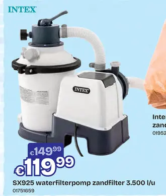 Aanbieding: Intex SX925 waterfilterpomp zandfilter 3.500 l/u