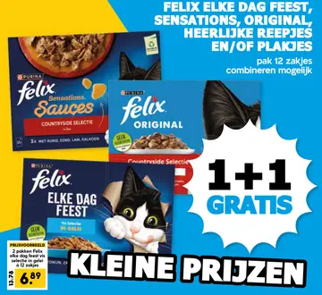 Aanbieding: Felix Elke Dag Feest, sensations, original, heerlijke reepjes en/of plakjes