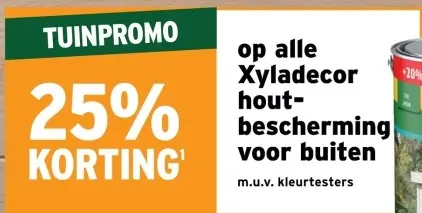 Promotie: Xyladecor houtbescherming voor buiten
