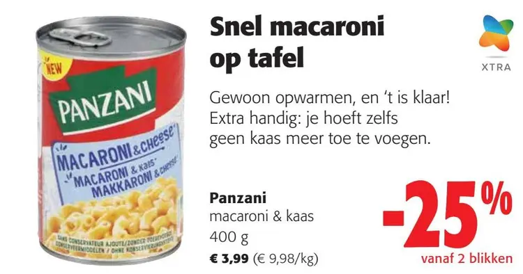 Aanbieding: macaroni & kaas