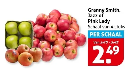 Aanbieding: Granny Smith, Jazz of Pink Lady