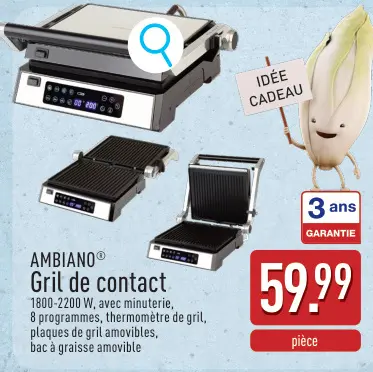 Offre: Gril de contact