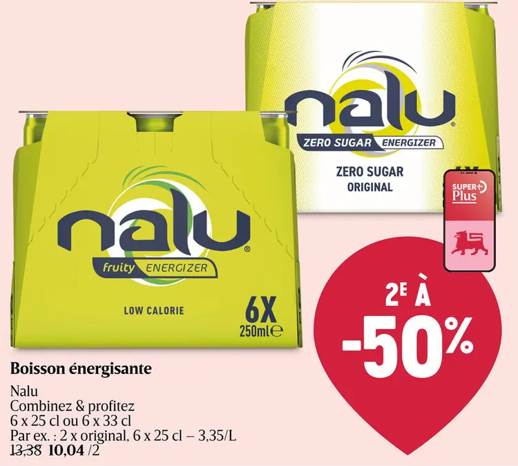 Offre: Boisson énergisante