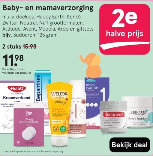 Aanbieding: Baby- en mamaverzorging
