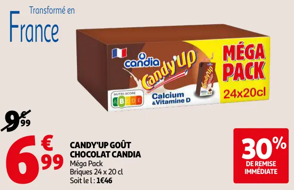 Promotie: Candy'up goût chocolat