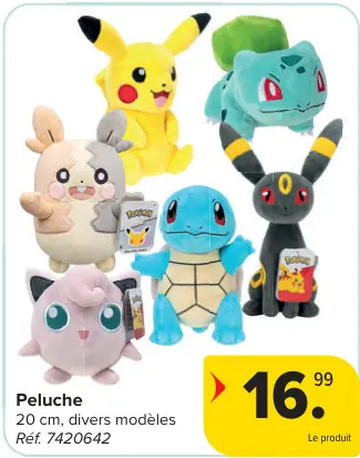 Offre: Peluche