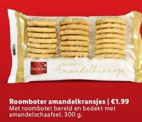 Aanbieding: Roomboter amandelkransjes