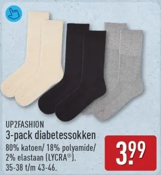 Aanbieding: 3-pack diabetessokken