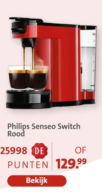 Aanbieding: Senseo Switch Rood